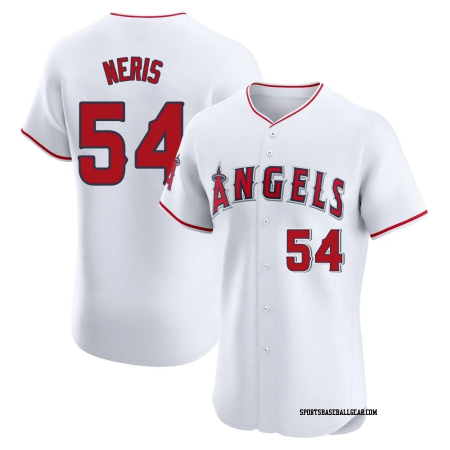 Hector Neris Men's Los Angeles Angels White Elite Home Jersey