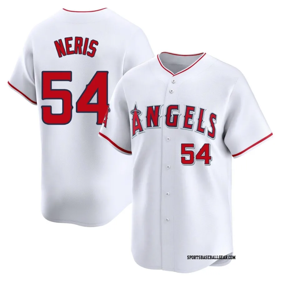 Hector Neris Men's Los Angeles Angels White Limited Home Jersey