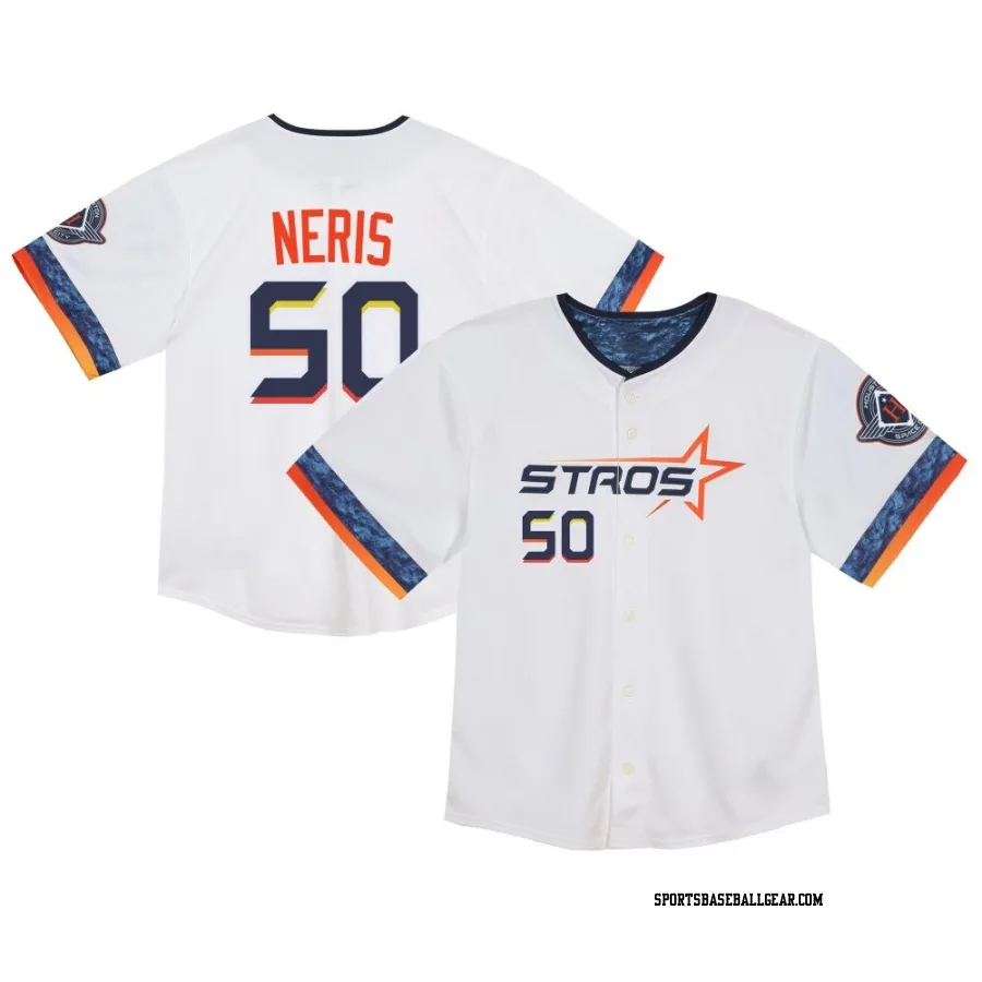 Hector Neris Toddler Houston Astros White Limited 2025 City Connect Jersey