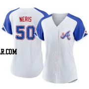 Hector Neris Women's Atlanta Braves White Authentic 2023 City Connect Jersey