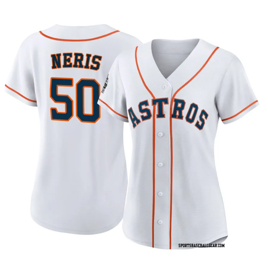 Hector Neris Women's Houston Astros White Authentic 2022 World Series Home Jersey