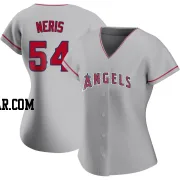 Hector Neris Women's Los Angeles Angels Replica Silver Road Jersey