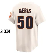 Hector Neris Youth Houston Astros Cream Limited Throwback Cooperstown Collection Jersey