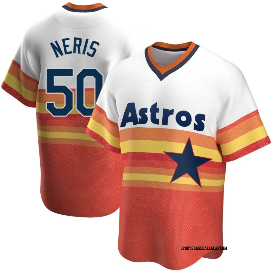 Hector Neris Youth Houston Astros White Replica Home Cooperstown Collection Jersey