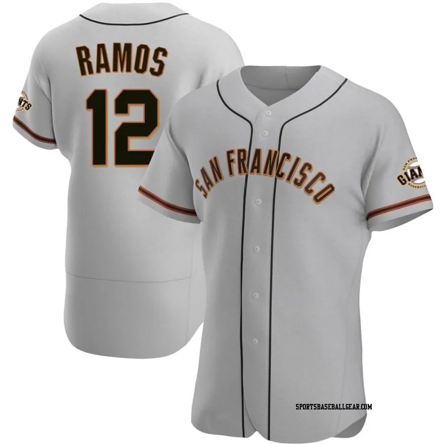 Heliot Ramos Men's San Francisco Giants Gray Authentic Road Jersey