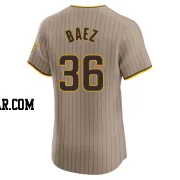 Henry Baez Men's San Diego Padres Brown Elite Alternate Jersey