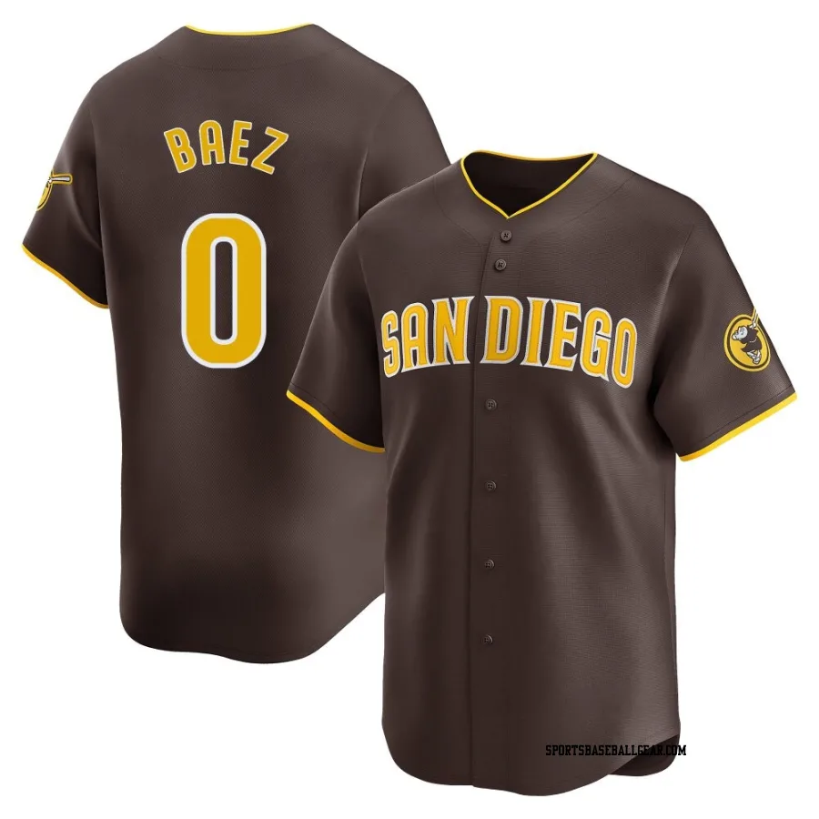 Henry Baez Men's San Diego Padres Brown Limited Away Jersey