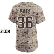 Henry Baez Men's San Diego Padres Camo Elite Alternate Vapor Premier Jersey