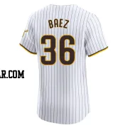 Henry Baez Men's San Diego Padres White Elite Home Jersey