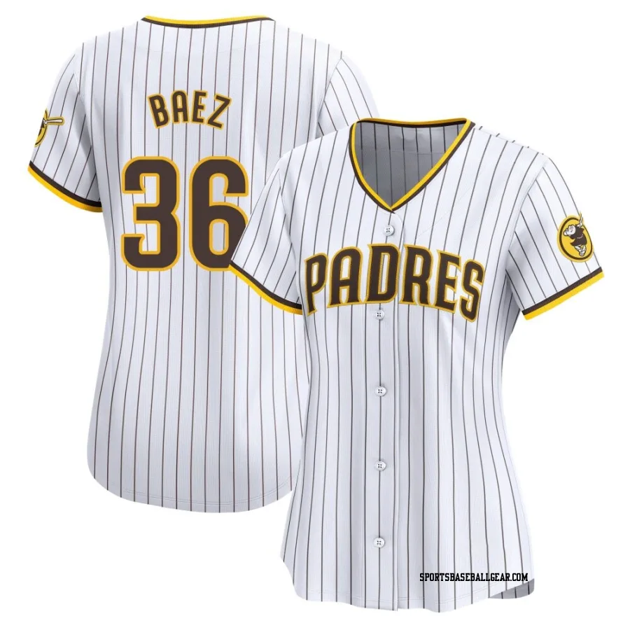 Henry Baez Women's San Diego Padres White Limited Home Jersey