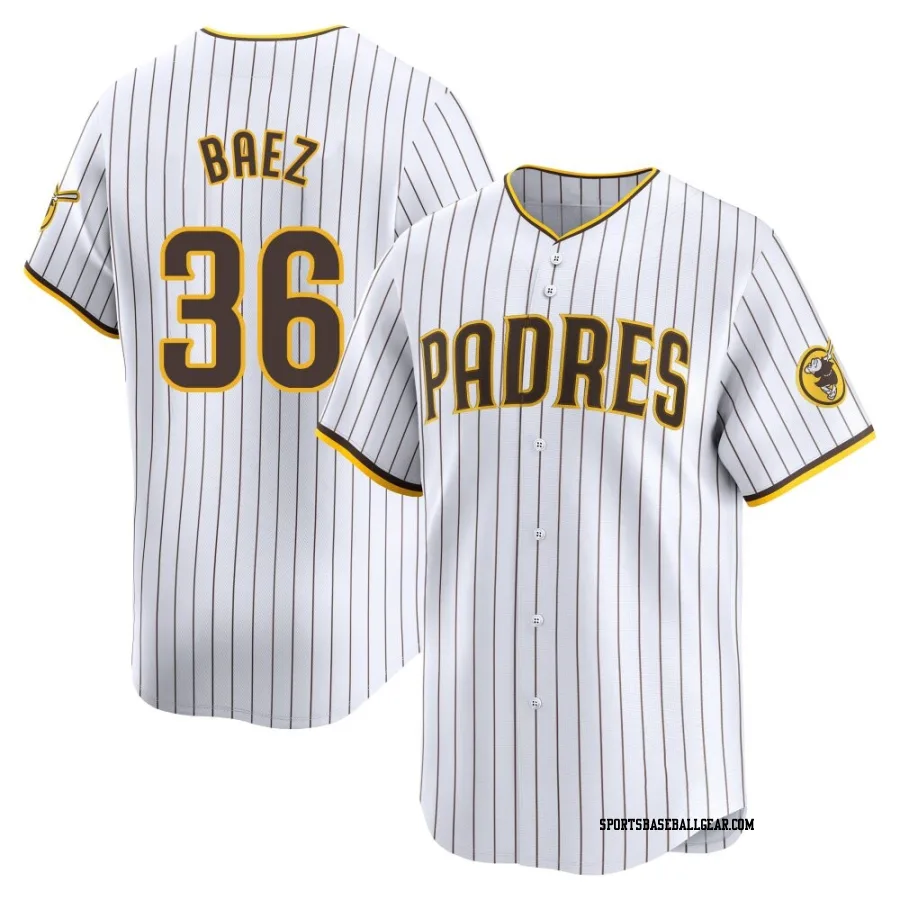 Henry Baez Youth San Diego Padres White Limited Home Jersey
