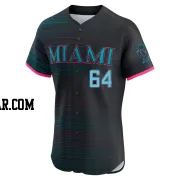 Heriberto Hernandez Men's Miami Marlins Black Elite 2025 City Connect Jersey