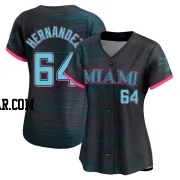 Heriberto Hernandez Women's Miami Marlins Black Limited 2025 City Connect Jersey