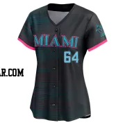 Heriberto Hernandez Women's Miami Marlins Black Limited 2025 City Connect Jersey
