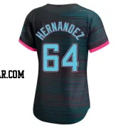Heriberto Hernandez Women's Miami Marlins Black Limited 2025 City Connect Jersey