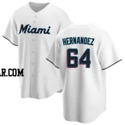 Heriberto Hernandez Youth Miami Marlins White Replica Home Jersey