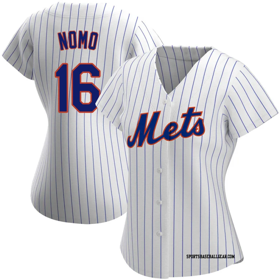Hideo Nomo Women's New York Mets White Authentic Home Jersey