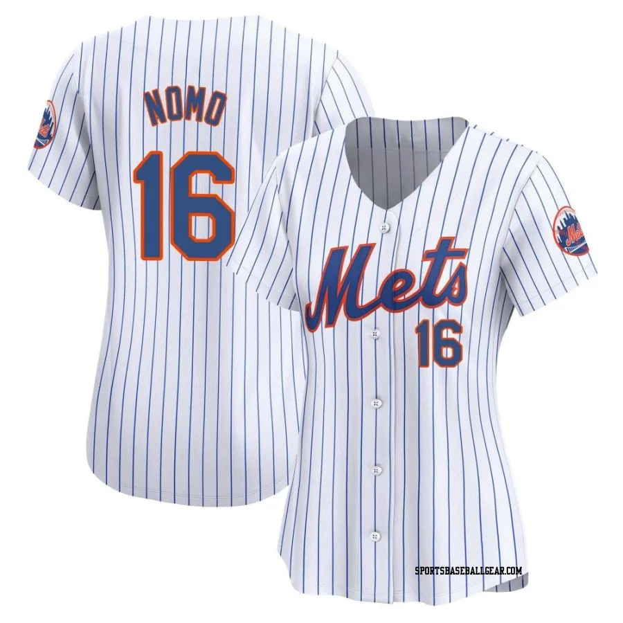 Hideo Nomo Women's New York Mets White Limited Home Jersey