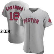 Hirokazu Sawamura Men's Boston Red Sox Gray Authentic Road Jersey