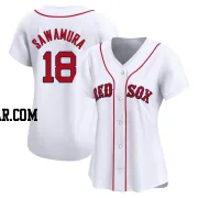 Hirokazu Sawamura Women's Boston Red Sox White Limited Home Jersey