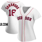Hirokazu Sawamura Women's Boston Red Sox White Replica Home Jersey