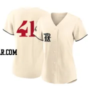 Hoby Milner Women's Texas Rangers Cream Authentic 2023 City Connect Jersey