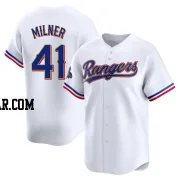 Hoby Milner Youth Texas Rangers Gold Limited White 2024 Collection Jersey