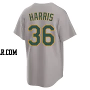 Hogan Harris Youth Oakland Athletics Gray Replica Away 2.0 Jersey