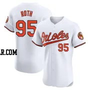 Houston Roth Men's Baltimore Orioles White Elite Home Jersey