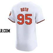 Houston Roth Men's Baltimore Orioles White Elite Home Jersey