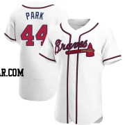 Hoy Park Men's Atlanta Braves White Authentic Home Jersey