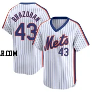 Huascar Brazoban Youth New York Mets White Limited Cooperstown Collection Jersey