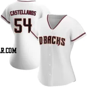 Humberto Castellanos Women's Arizona Diamondbacks White Replica Home Jersey