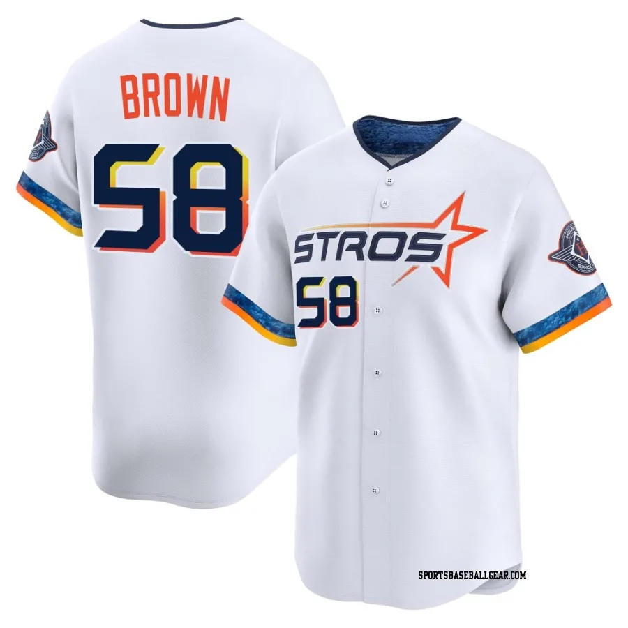 Hunter Brown Men's Houston Astros White Limited 2025 City Connect Jersey