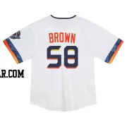 Hunter Brown Toddler Houston Astros White Limited 2025 City Connect Jersey