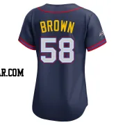 Hunter Brown Women's Houston Astros Navy Limited American League 2025 All-Star Edition Jersey
