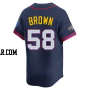 Hunter Brown Youth Houston Astros Navy Limited American League 2025 All-Star Edition Jersey