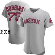 Hunter Dobbins Men's Boston Red Sox Gray Authentic Road Jersey