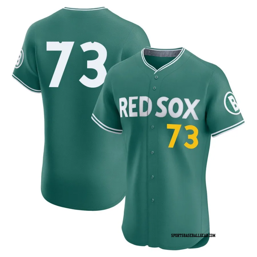 Hunter Dobbins Men's Boston Red Sox Green Elite 2025 City Connect Jersey