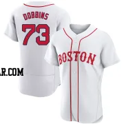 Hunter Dobbins Men's Boston Red Sox White Authentic 2021 Patriots' Day Jersey