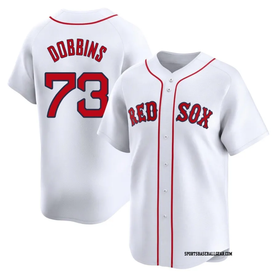 Hunter Dobbins Men's Boston Red Sox White Limited Home Jersey