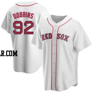 Hunter Dobbins Men's Boston Red Sox White Replica Home Jersey