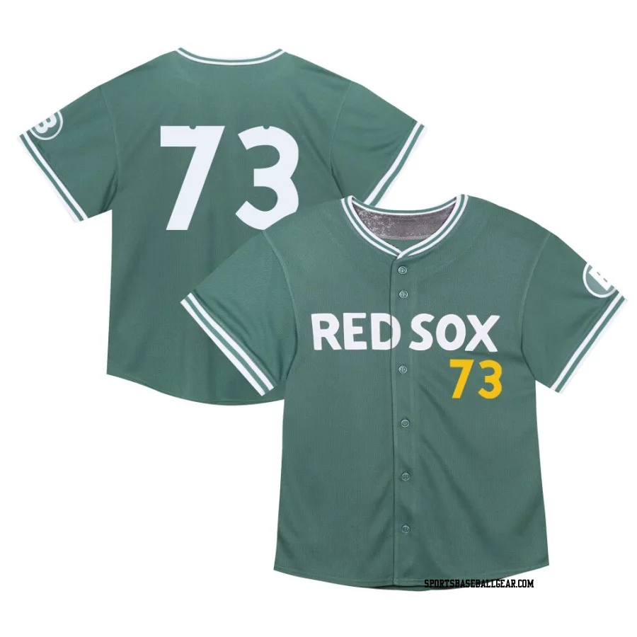 Hunter Dobbins Toddler Boston Red Sox Green Limited 2025 City Connect Jersey