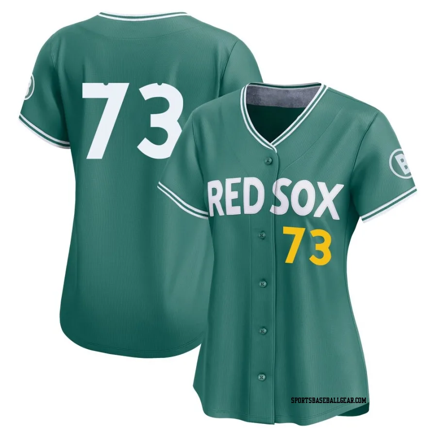 Hunter Dobbins Women's Boston Red Sox Green Limited 2025 City Connect Jersey