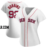Hunter Dobbins Women's Boston Red Sox White Authentic Home Jersey