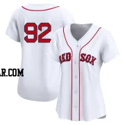 Hunter Dobbins Women's Boston Red Sox White Limited 2nd Home Jersey