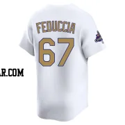 Hunter Feduccia Men's Los Angeles Dodgers Gold Limited White 2025 Collection Jersey