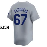 Hunter Feduccia Youth Los Angeles Dodgers Gray Limited Away Jersey