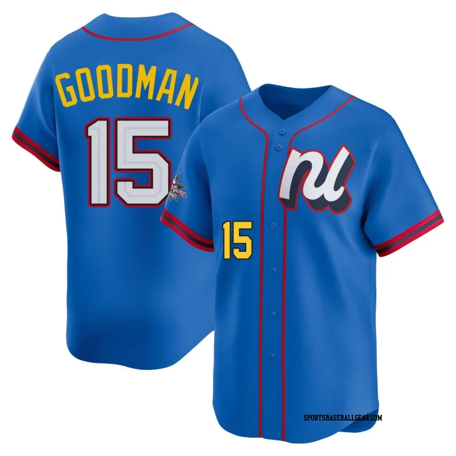 Hunter Goodman Men's Colorado Rockies Blue Limited National League 2025 All-Star Edition Jersey