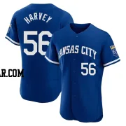 Hunter Harvey Men's Kansas City Royals Royal Authentic 2022 Alternate Jersey